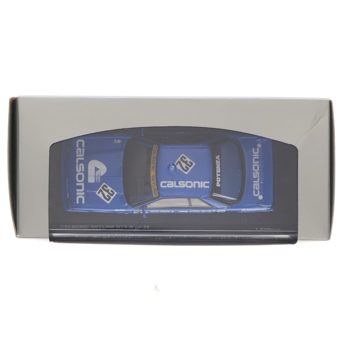 【中古即納】[MDL] 1/43 CALSONIC SKYLINE GTS-R Inter-TEC 1988 FUJI SPEEDWEY IMPUL #32(ブルー) 完成品 ミニカー(03707D) 京商(20080430)