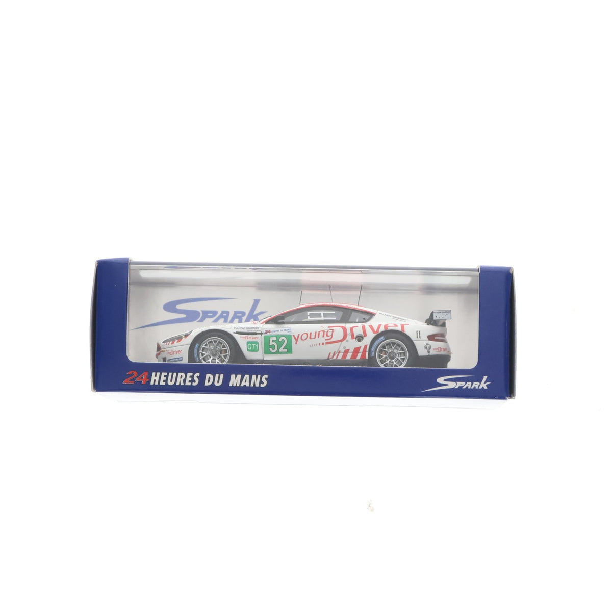【中古即納】[MDL] 1/43 アストンマーチン DBR9 ヤングドライバーAMR 10 ルマン #52 P.Kox/T.En 完成品 ミニカー(S2573) SPARK(スパーク)(19991231)