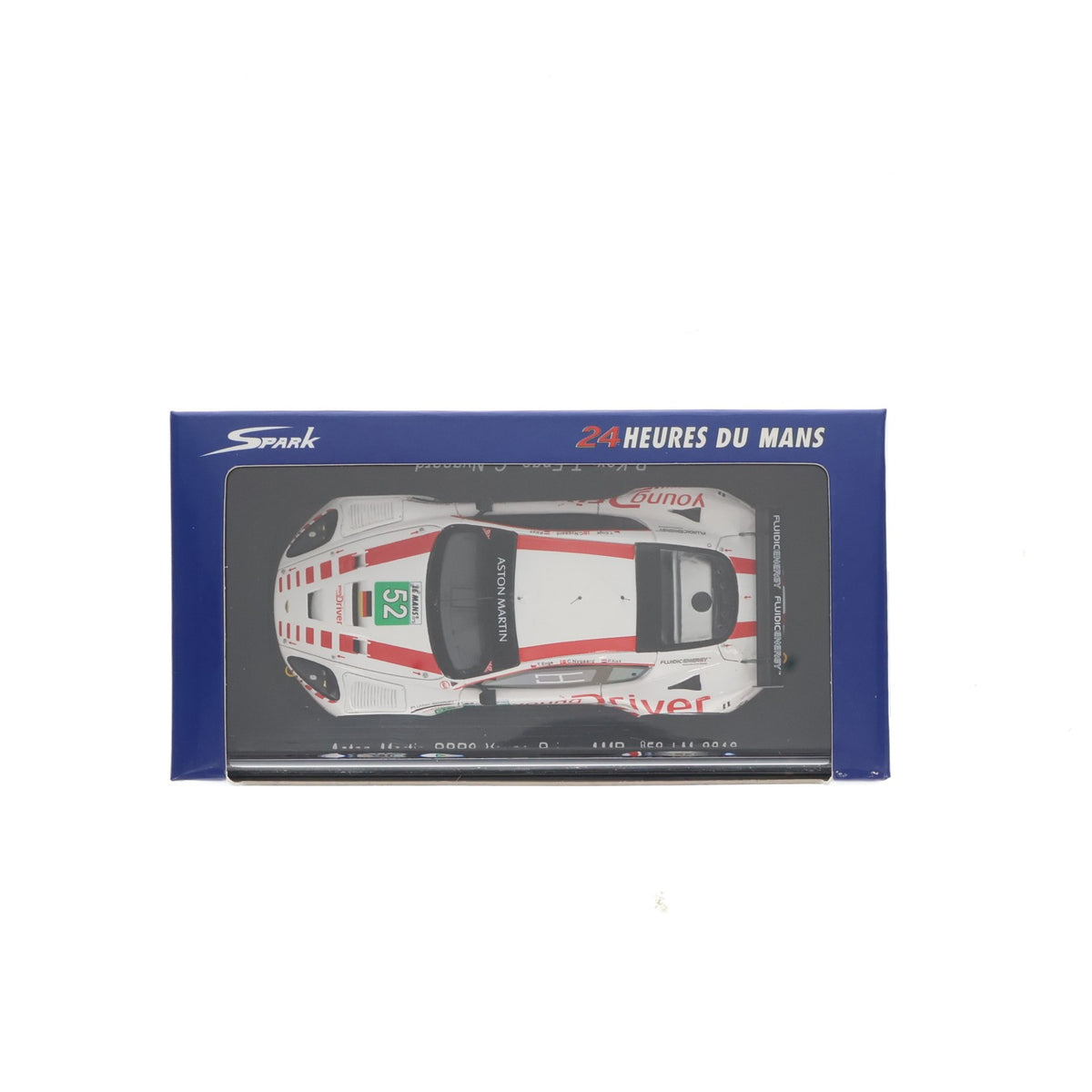 【中古即納】[MDL] 1/43 アストンマーチン DBR9 ヤングドライバーAMR 10 ルマン #52 P.Kox/T.En 完成品 ミニカー(S2573) SPARK(スパーク)(19991231)