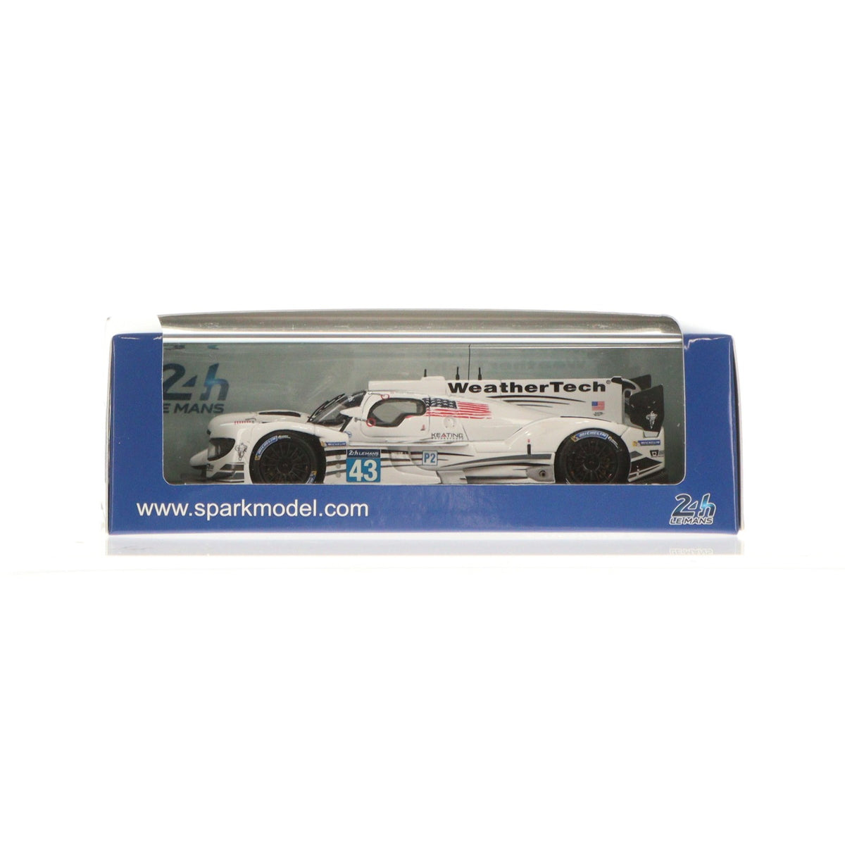【中古即納】[MDL] 1/43 Riley MK30-Gibson Le Mans 2017 Keating Motorsports B.Keating-J.Bleekemolen-R.Taylor #43 完成品 ミニカー(S5827) SPARK(スパーク)(20250622)