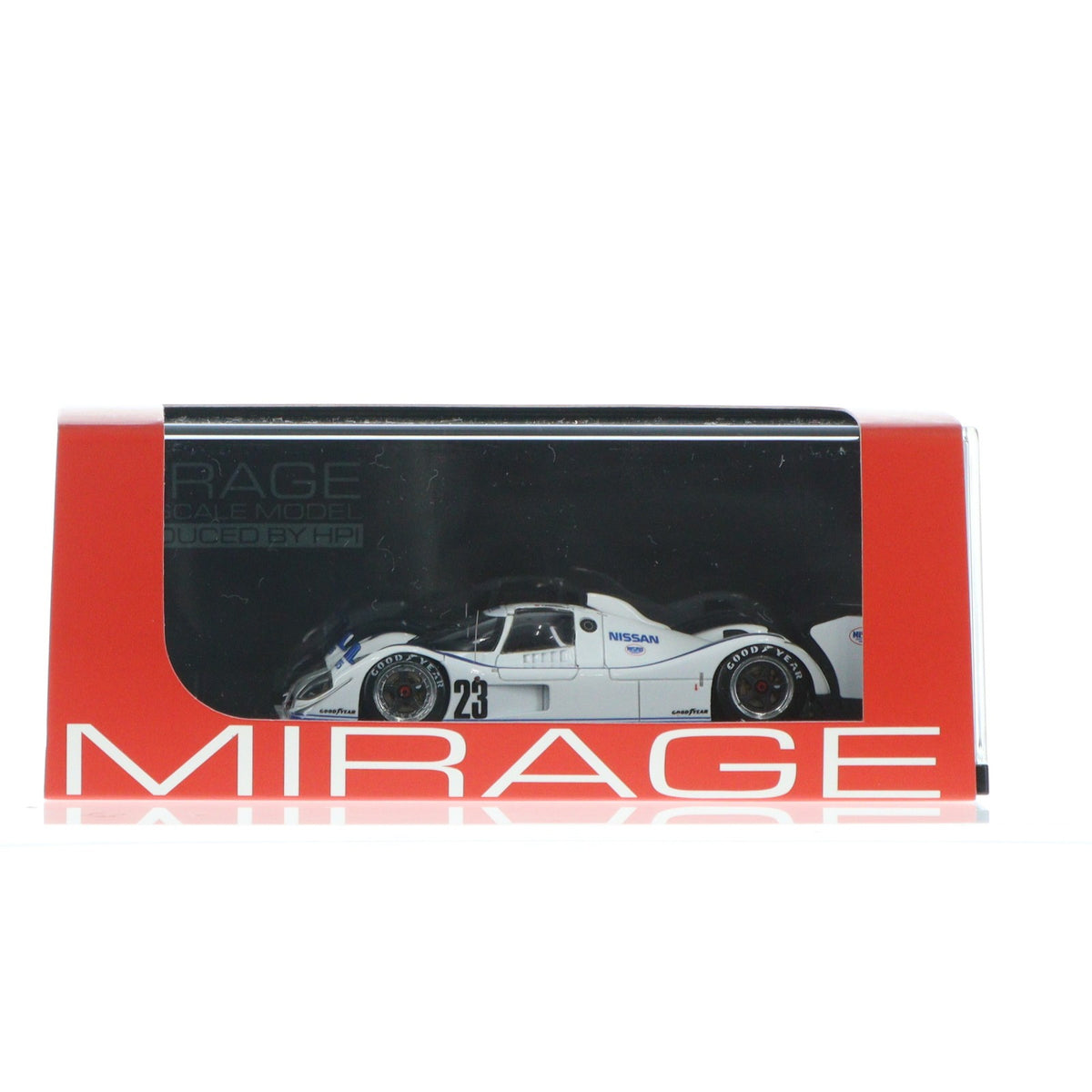 【中古即納】[MDL] MIRAGE(ミラージュ) シリーズ 1/43 Nissan NP35 1992 JSPC #23(ホワイト) 完成品 ミニカー(8476) HPI(20110331)