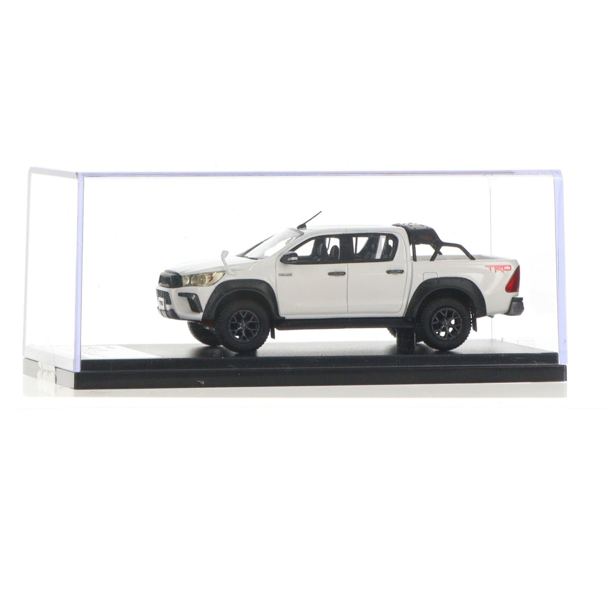 【中古即納】[MDL] 1/43 Toyota HILUX TRD カスタマイズ 2017(スーパーホワイトII) 完成品 ミニカー(HS218WH) ハイストーリー(20190630)