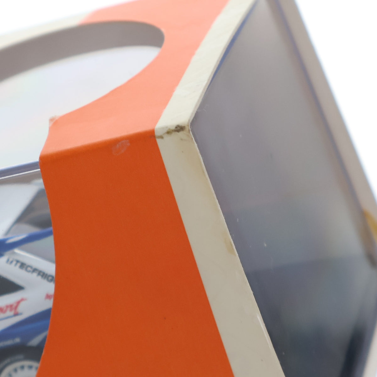 【中古即納】[MDL] 1/43 FORD ESCORT COSWORTH 1000 Lakes Rally 1994 Mobil 1 #7(ホワイト×ブルー) 完成品 ミニカー(CIXJ000009) IXO Models(イクソモデルス)(20220328)