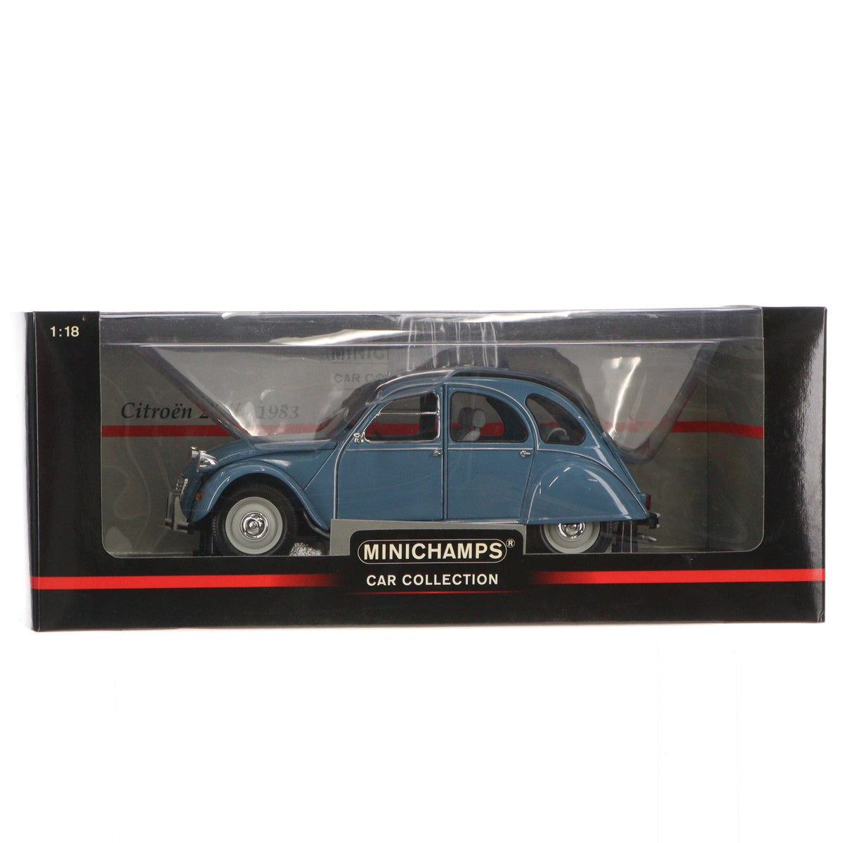 【中古即納】[MDL] 1/18 シトロエン2CV 1976 ライトブルー 完成品 ミニカー(150111500) MINICHAMPS(ミニチャンプス)(20091231)