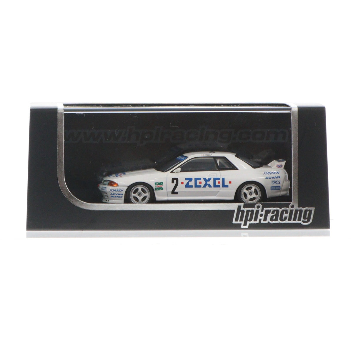 【中古即納】[MDL] 1/43 ZEXEL スカイライン 1992 N1 No.2 完成品 ミニカー(8140) HPI(20220328)