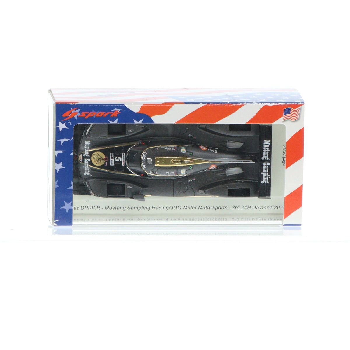 【中古即納】[MDL] 1/43 Cadillac DPi-V.R Mustang Sampling Racing/JDC-Miller Motorsports 3rd 24H Daytona 2020 S. Bourdais-L.Duval-J.Barbosa #5 完成品 ミニカー(US105) SPARK(スパーク)(20210819)