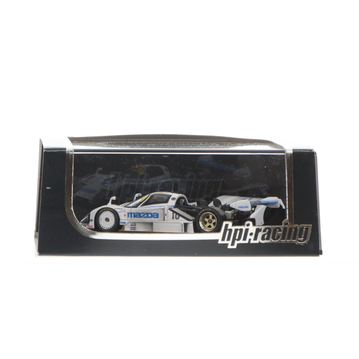 【中古即納】[MDL] 1/43 マツダ 787B(#18) 1991 Le Mans(ホワイト) 完成品 ミニカー(8038) HPI(19991231)