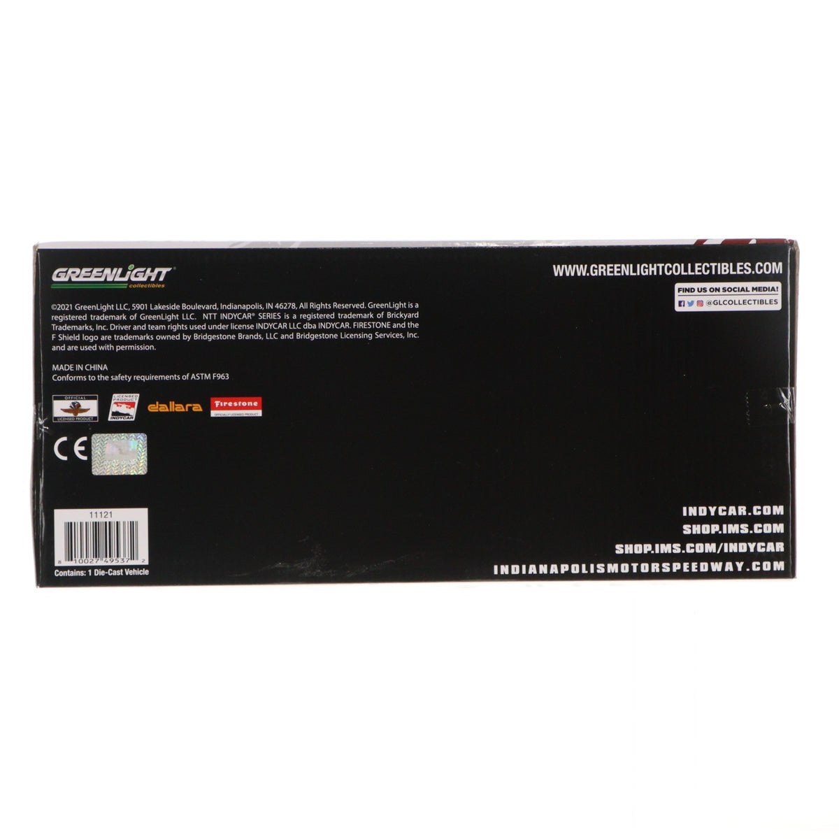 【中古即納】[MDL] 1/18 2021 R.L.L.Racing #30 佐藤琢磨(さとうたくま) 完成品 ミニカー(GL-11121) GREENLIGHT(グリーンライト)(20210829)