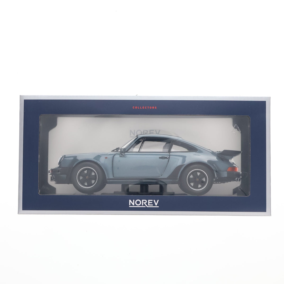 【中古即納】[MDL] 1/18 Porsche 911 Turbo 3.3(ベネチアンブルーメタリック) 完成品 ミニカー(187667) NOREV(ノレブ)(20220328)
