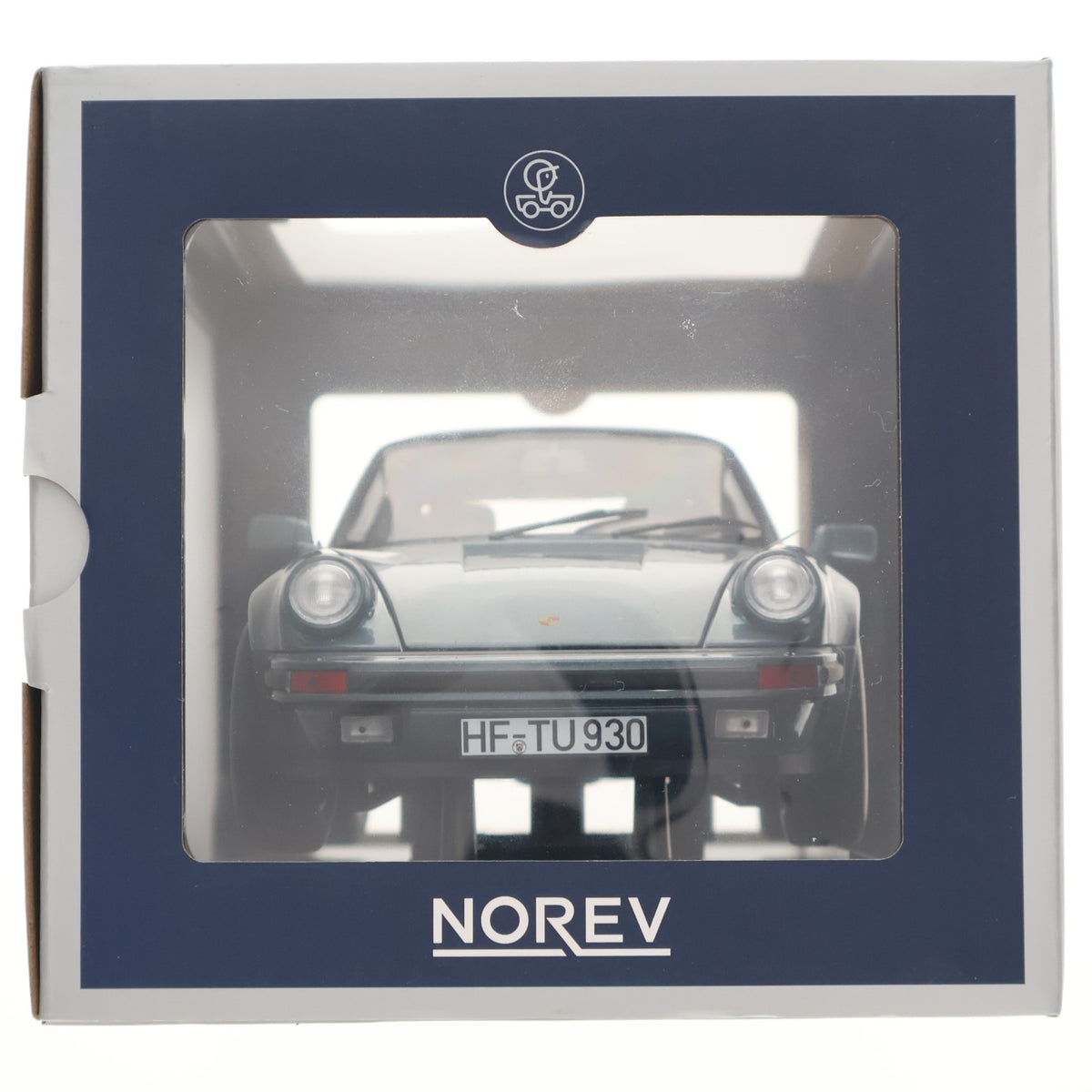 【中古即納】[MDL] 1/18 Porsche 911 Turbo 3.3(ベネチアンブルーメタリック) 完成品 ミニカー(187667) NOREV(ノレブ)(20220328)