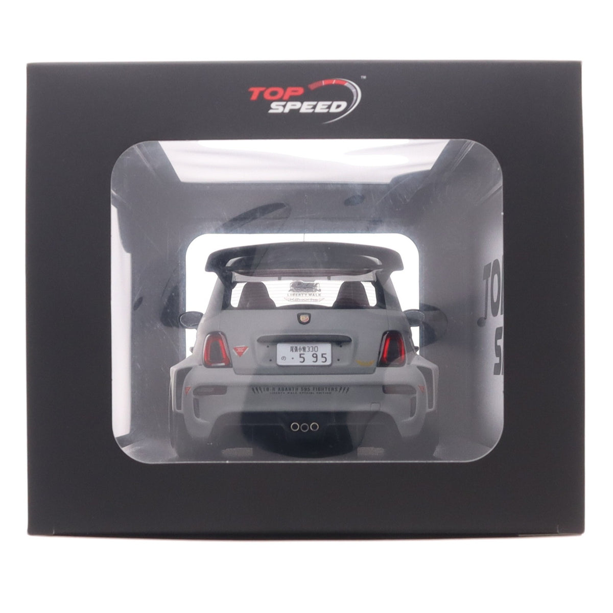 【中古即納】[MDL] TOP SPEEDシリーズ 1/18 アバルト 595 LB-WORKS × Abas Works Fighters 完成品 ミニカー(TS0622) TSM(トゥルースケールミニチュアズ)(20250930)