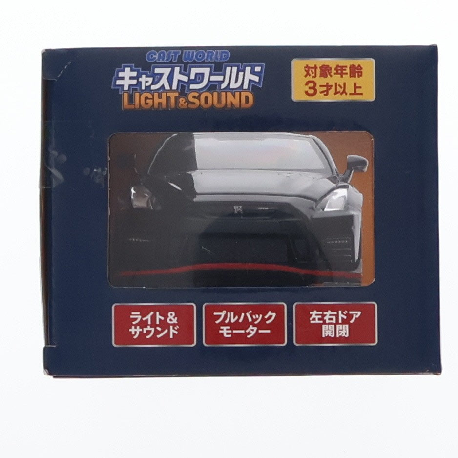 【中古即納】[MDL] キャストワールド ライト&サウンドシリーズ NISSAN GT-R 完成品 ミニカー(JDC6044-BK) ジョーゼン(20220328)