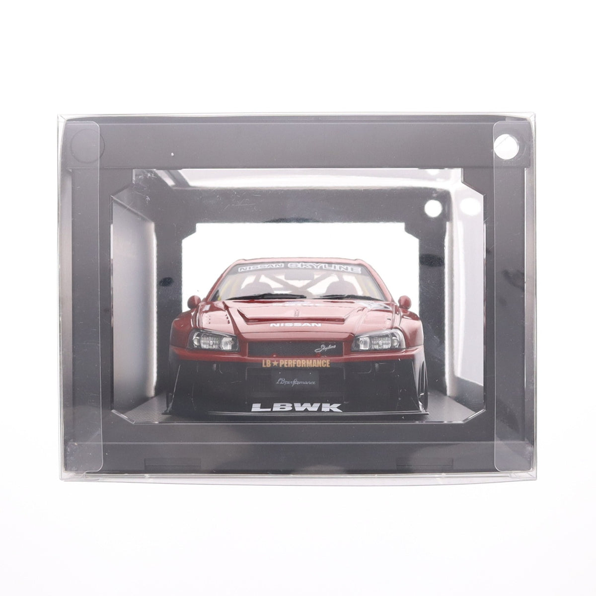 【中古即納】[MDL] 1/18 LB-ER34 Super Silhouette SKYLINE(スーパーシルエット スカイライン) #9(レッド×ブラック) 完成品 ミニカー(IG2706) ignition model(イグニッションモデル)(20221217)
