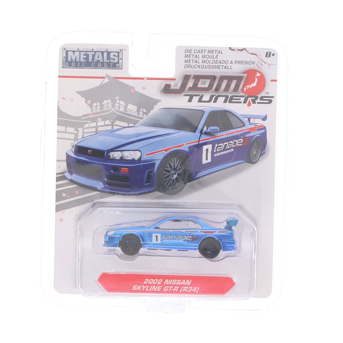 【中古即納】[MDL] JDM TUNERS ASSORT WH1 1/64 2009 NISSAN GT-R R35 BENSOPRA(ブルー) 完成品 ミニカー(JAD14036WH1) Jada Toys(20170917)