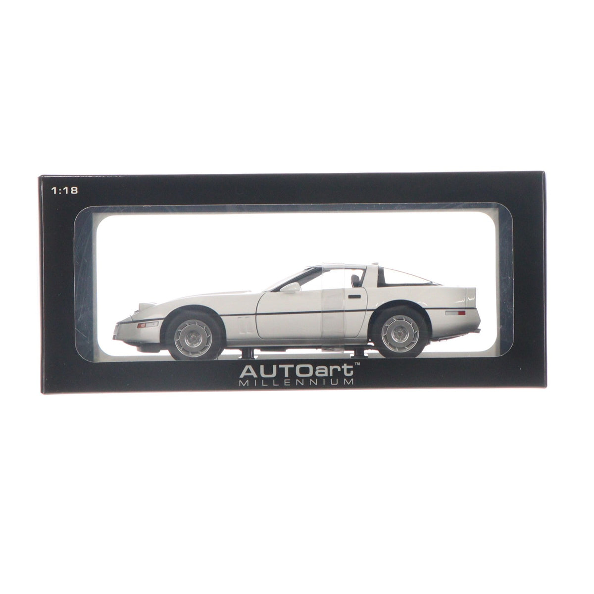 【中古即納】[MDL] 1/18 シボレー コルベット 1986 ホワイト 完成品 ミニカー(71243) AUTOart(オートアート)(20120913)