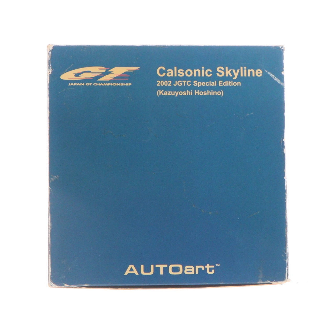 【中古即納】[MDL] 1/18 CALSONIC SKYLINE(カルソニック スカイライン) 2002 JGTC SPECIAL EDITION(KAZUYOSHI HOSHINO) #12(ブルー) 完成品 ミニカー(80284) AUTOart(オートアート)(19991231)