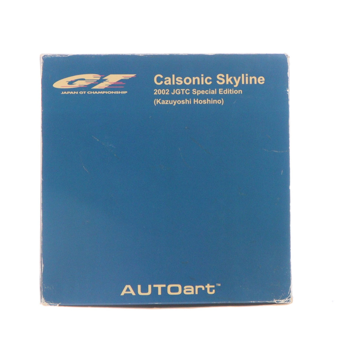 【中古即納】[MDL] 1/18 CALSONIC SKYLINE(カルソニック スカイライン) 2002 JGTC SPECIAL EDITION(KAZUYOSHI HOSHINO) #12(ブルー) 完成品 ミニカー(80284) AUTOart(オートアート)(19991231)
