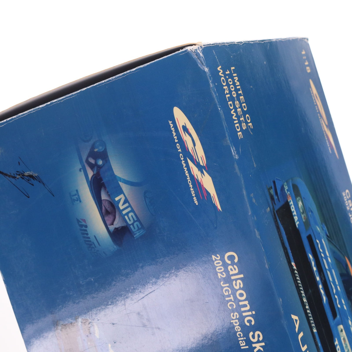 【中古即納】[MDL] 1/18 CALSONIC SKYLINE(カルソニック スカイライン) 2002 JGTC SPECIAL EDITION(KAZUYOSHI HOSHINO) #12(ブルー) 完成品 ミニカー(80284) AUTOart(オートアート)(19991231)
