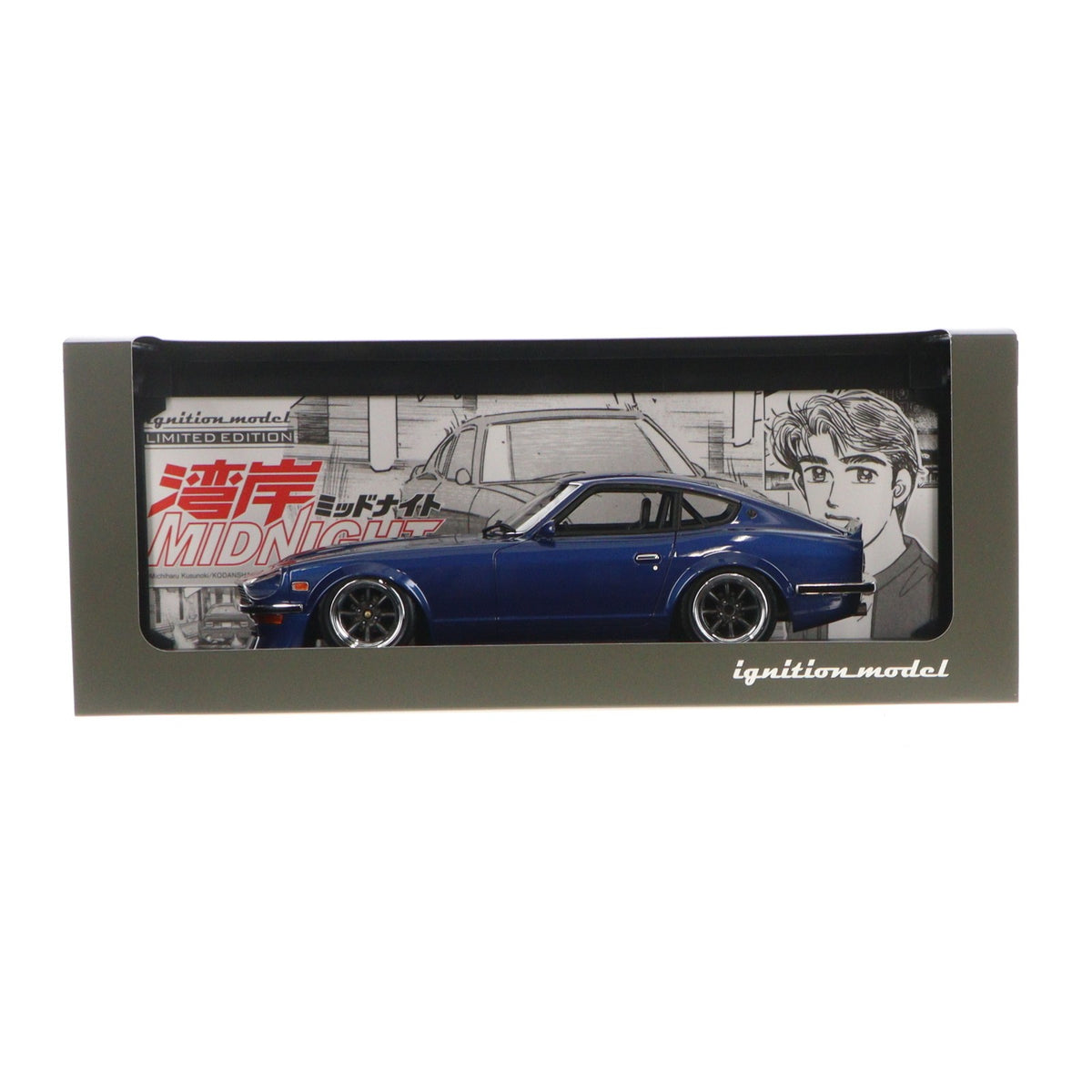 【中古即納】[MDL] 1/18 NISSAN Fairlady Z(フェアレディZ) (S30) Blue(ブルー) 湾岸MIDNIGHT Devil's Z 完成品 ミニカー(IG3592) ignition model(イグニッションモデル)(20251231)