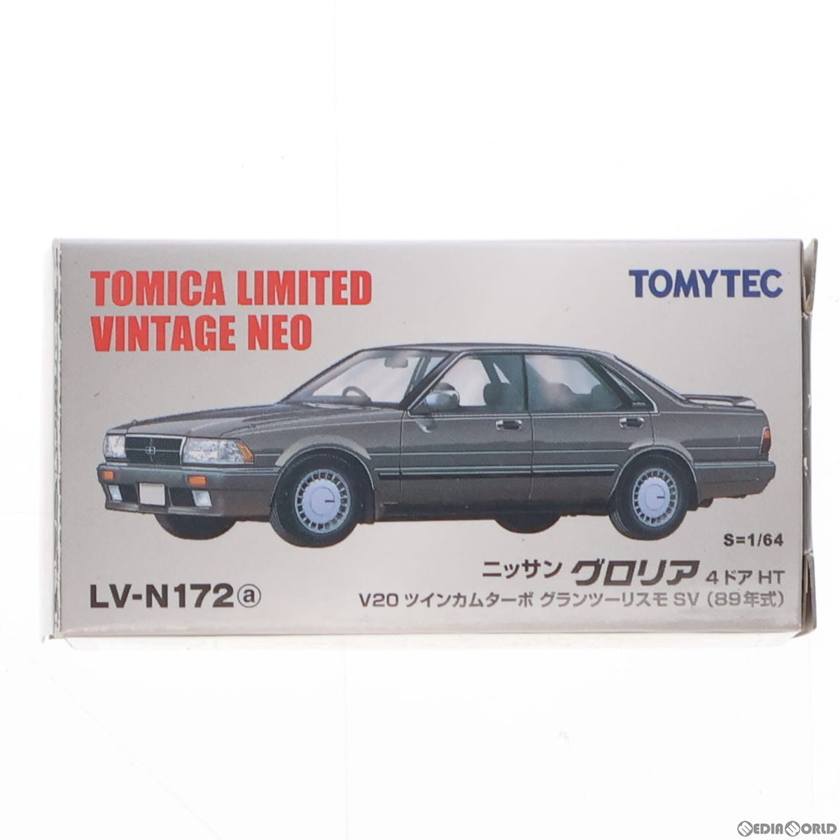 【中古即納】[MDL] トミカリミテッドヴィンテージ NEO 1/64 TLV-N172a グロリア グランツーリスモSV(グレー) 完成品 ミニカー(289746) TOMYTEC(トミーテック)(20180811)