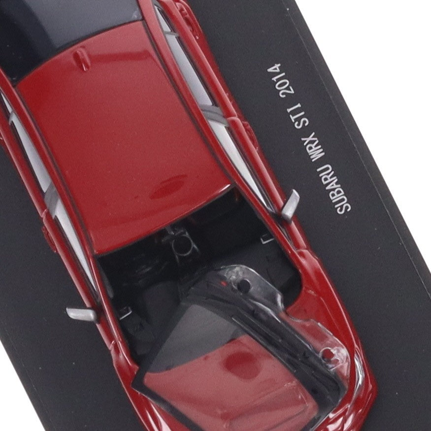 【中古即納】[MDL] 1/43 SUBARU WRX STI 2014(レッド) 完成品 ミニカー(45313) EBBRO(エブロ)(20160619)