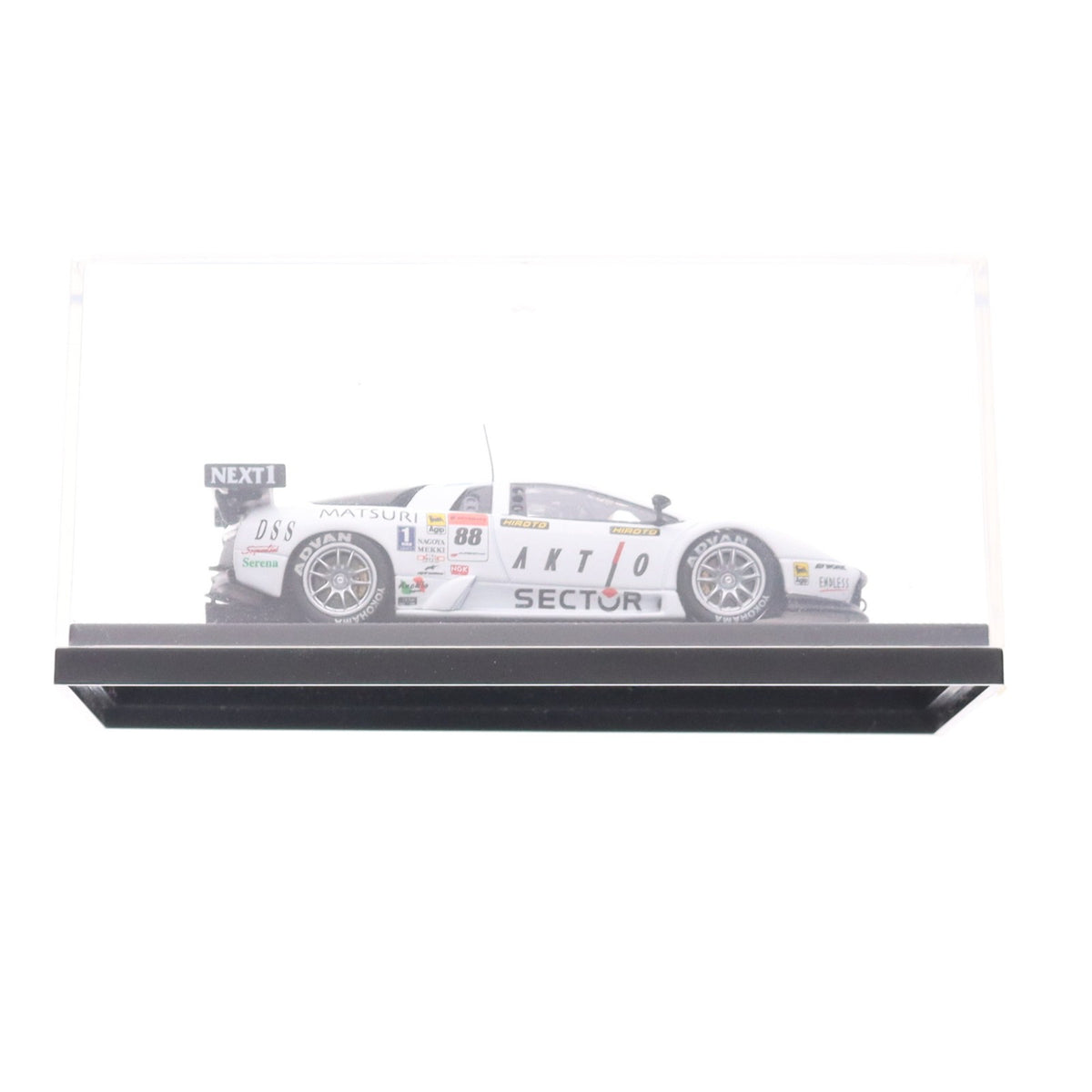 【中古即納】[MDL] オートバックス SUPER GT '05 1/43 JLOC MURCIE RG-1 SUPER GT 500 2005 AKTIO #88(ホワイト×ブラック) 完成品 ミニカー(43772) EBBRO(エブロ)(20070520)