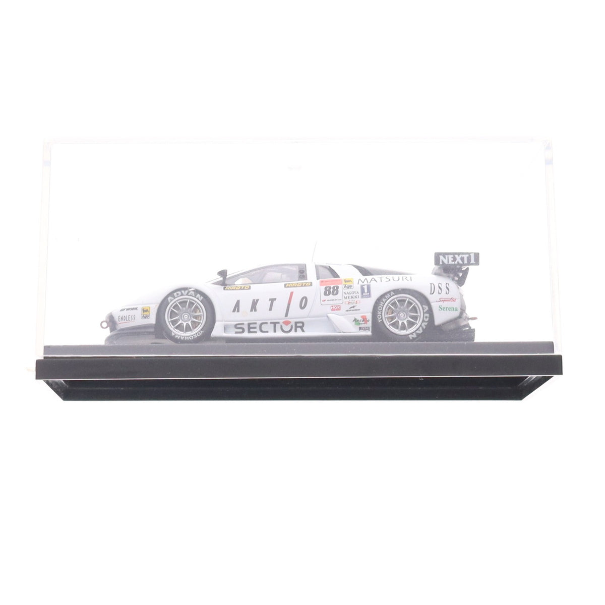 【中古即納】[MDL] オートバックス SUPER GT '05 1/43 JLOC MURCIE RG-1 SUPER GT 500 2005 AKTIO #88(ホワイト×ブラック) 完成品 ミニカー(43772) EBBRO(エブロ)(20070520)