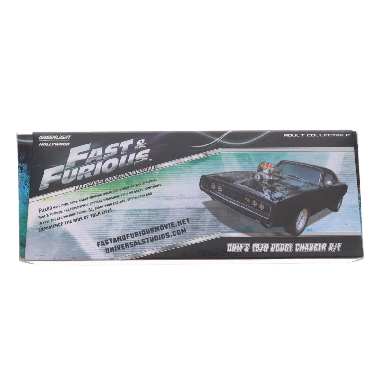 【中古即納】[MDL] 1/43 1970 Dodge Charger(ダッジ チャージャー)(ブラック) ワイルド・スピード MEGA MAX(メガ・マックス) 完成品 ミニカー(86228) GREENLIGHT(グリーンライト)(20160302)