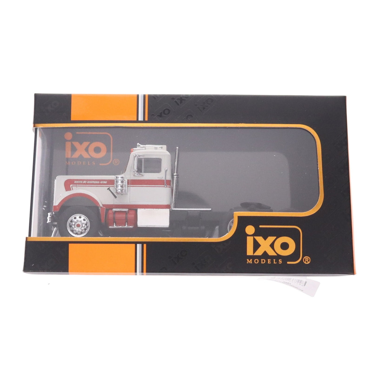 【中古即納】[MDL] 1/43 ホワイト ウェスタン スター 4864 1970(ホワイト×レッド) 完成品 ミニカー(TR107) IXO Models(イクソモデルス)(20220130)