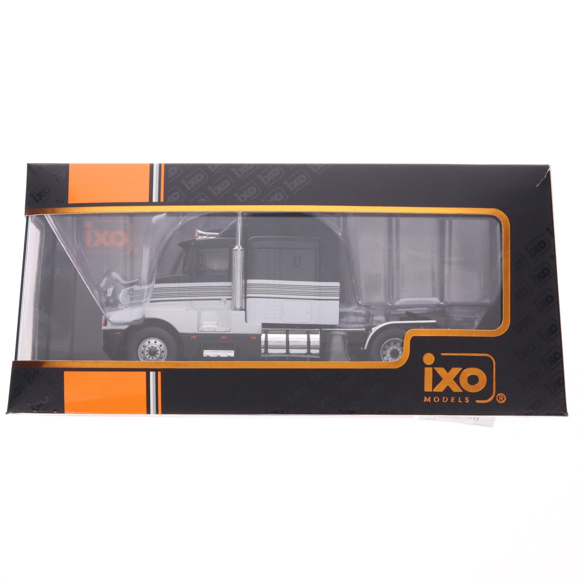 【中古即納】[MDL] 1/43 ケンワース T600A 1986(ブラック×ホワイト) 完成品 ミニカー(TR183) IXO Models(イクソモデルス)(20240704)