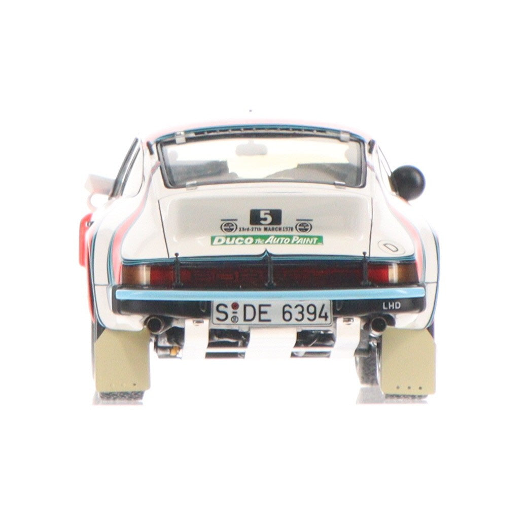 【中古即納】[MDL] 1/18 ポルシェ911SC3.0 1978年イーストアフリカン・サファリラリー #5 ドライバー:B.Waldegaard/H.Thorszelius 完成品 ミニカー(18S026) SPARK(スパーク)(20111220)