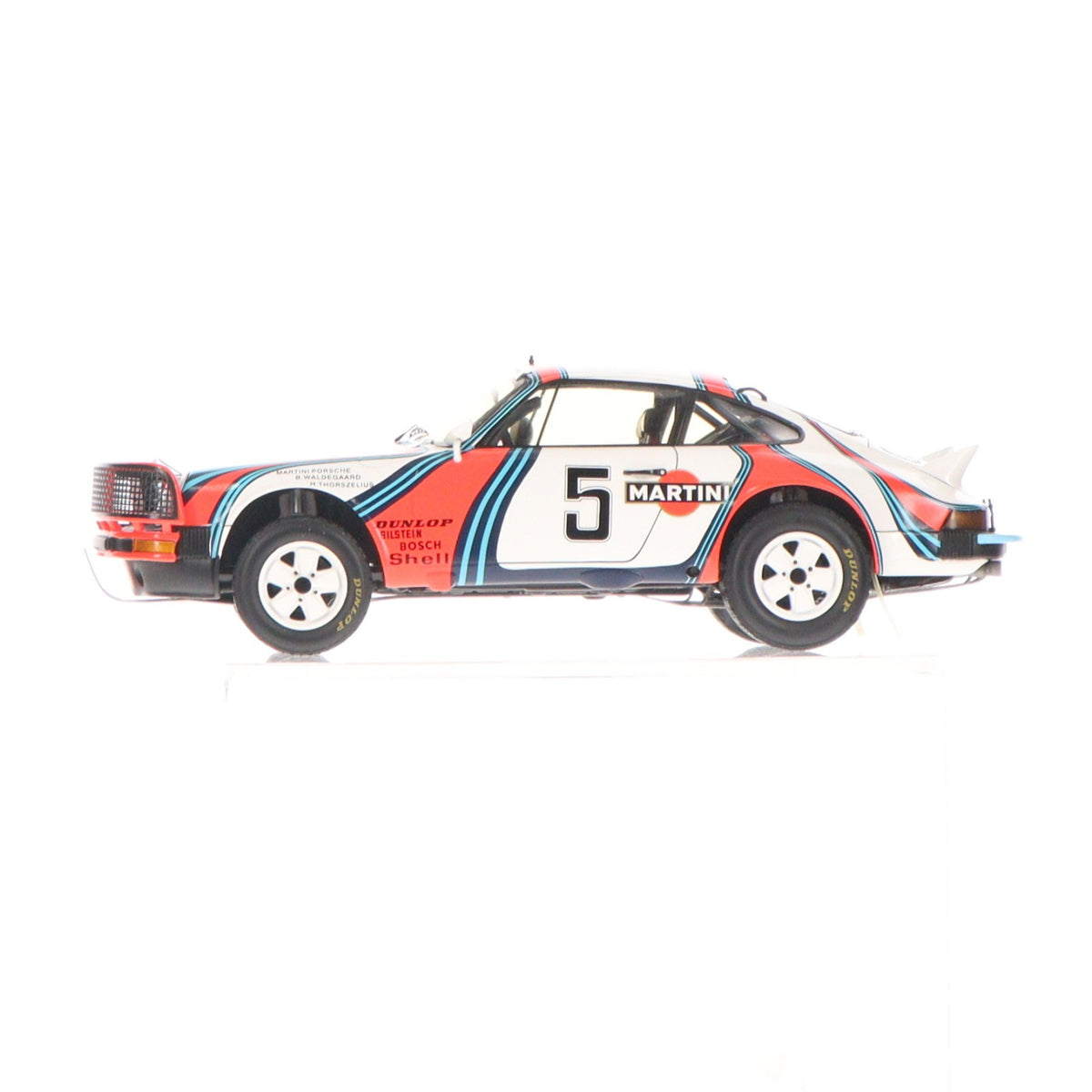 【中古即納】[MDL] 1/18 ポルシェ911SC3.0 1978年イーストアフリカン・サファリラリー #5 ドライバー:B.Waldegaard/H.Thorszelius 完成品 ミニカー(18S026) SPARK(スパーク)(20111220)