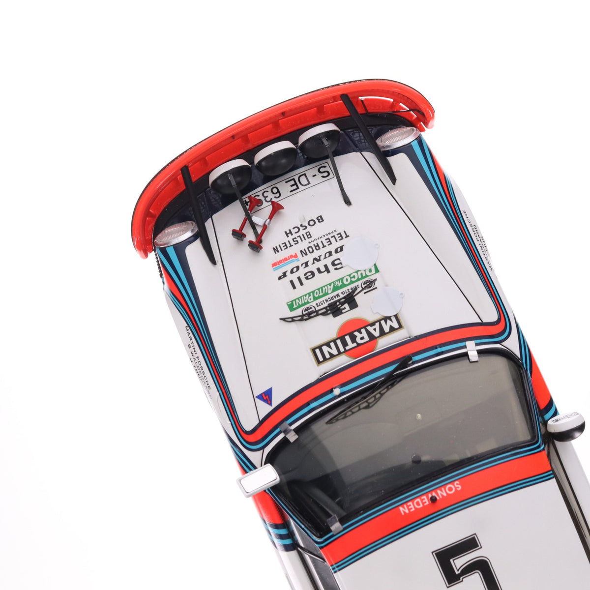 【中古即納】[MDL] 1/18 ポルシェ911SC3.0 1978年イーストアフリカン・サファリラリー #5 ドライバー:B.Waldegaard/H.Thorszelius 完成品 ミニカー(18S026) SPARK(スパーク)(20111220)