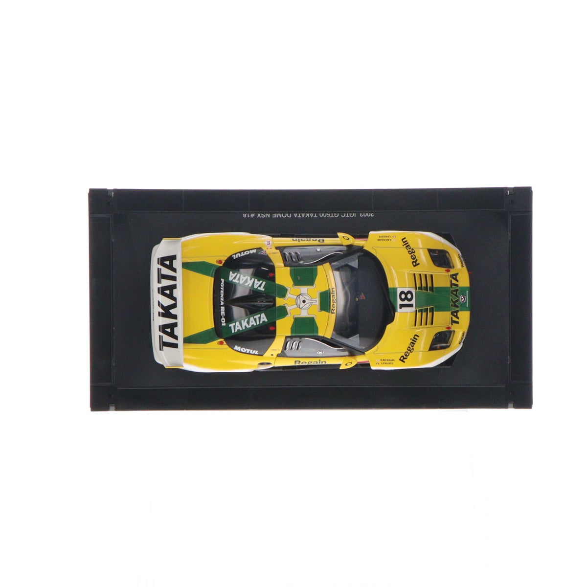 【中古即納】[MDL] 1/18 ホンダ 2003 JGTC GT500 TAKATA DOME NSX #18(イエロー×ホワイト) 完成品 ミニカー(80399) AutoArt(オートアート)(20060120)