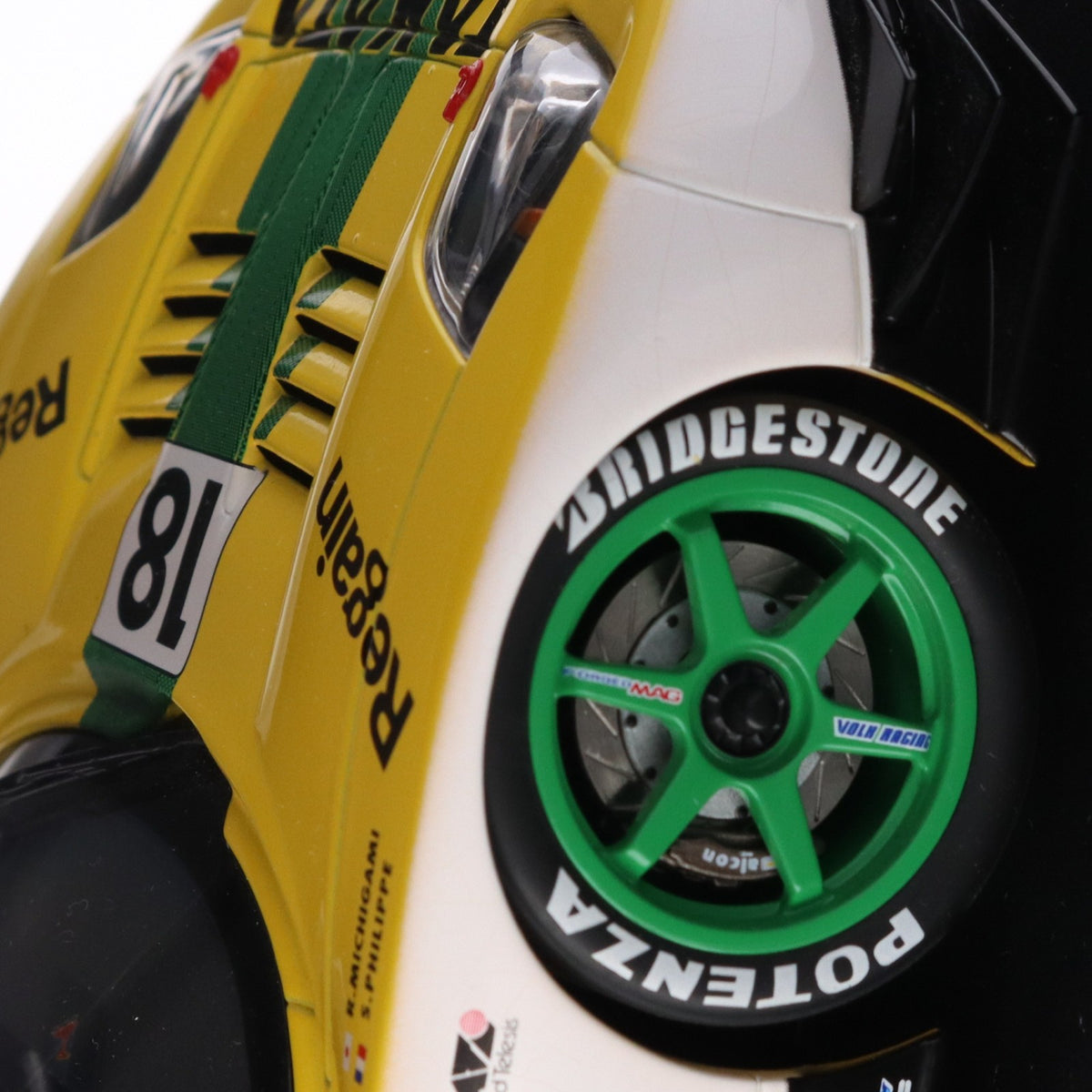 【中古即納】[MDL] 1/18 ホンダ 2003 JGTC GT500 TAKATA DOME NSX #18(イエロー×ホワイト) 完成品 ミニカー(80399) AutoArt(オートアート)(20060120)