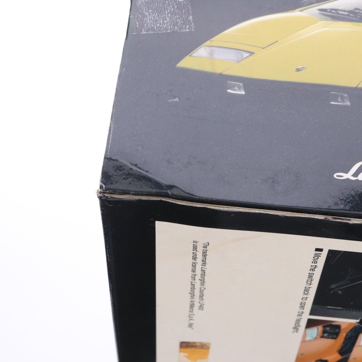 【中古即納】[MDL] 1/12 Lamborghini Countach(ランボルギーニ カウンタック) LP400 Yellow 完成品 ミニカー(K08611Y) 京商(20120226)
