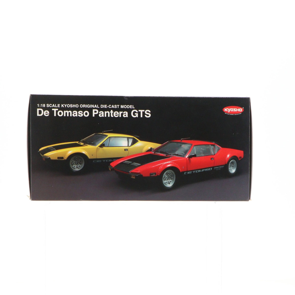 【中古即納】[MDL] 1/18 De Tomaso PANTERA(デ・トマソ パンテーラ) GTS (レッド/ブラック) 完成品 ミニカー(K08852R) 京商(20140702)