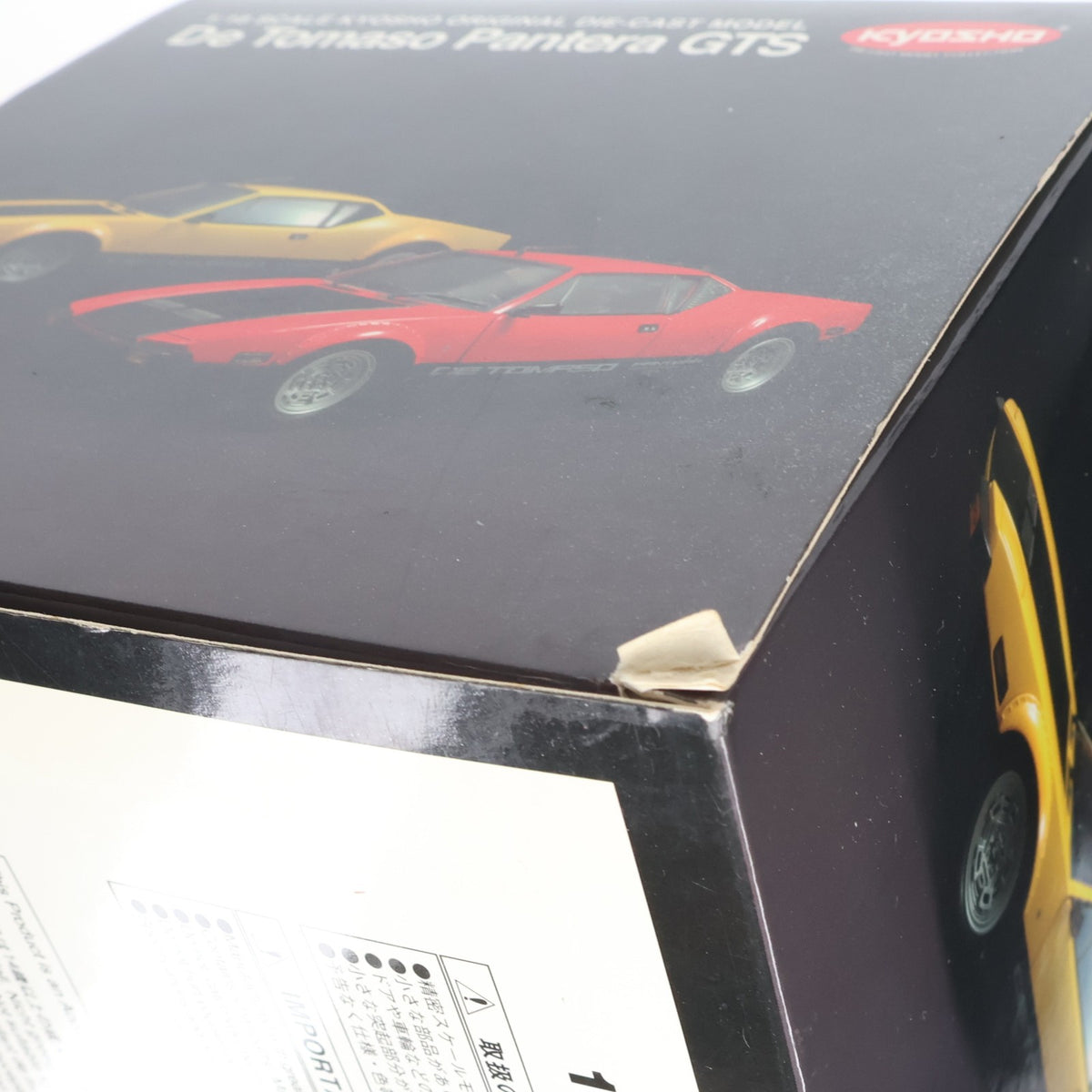 【中古即納】[MDL] 1/18 De Tomaso PANTERA(デ・トマソ パンテーラ) GTS (レッド/ブラック) 完成品 ミニカー(K08852R) 京商(20140702)