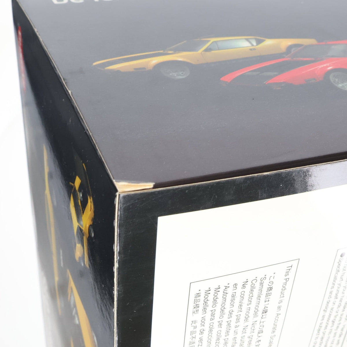 【中古即納】[MDL] 1/18 De Tomaso PANTERA(デ・トマソ パンテーラ) GTS (レッド/ブラック) 完成品 ミニカー(K08852R) 京商(20140702)
