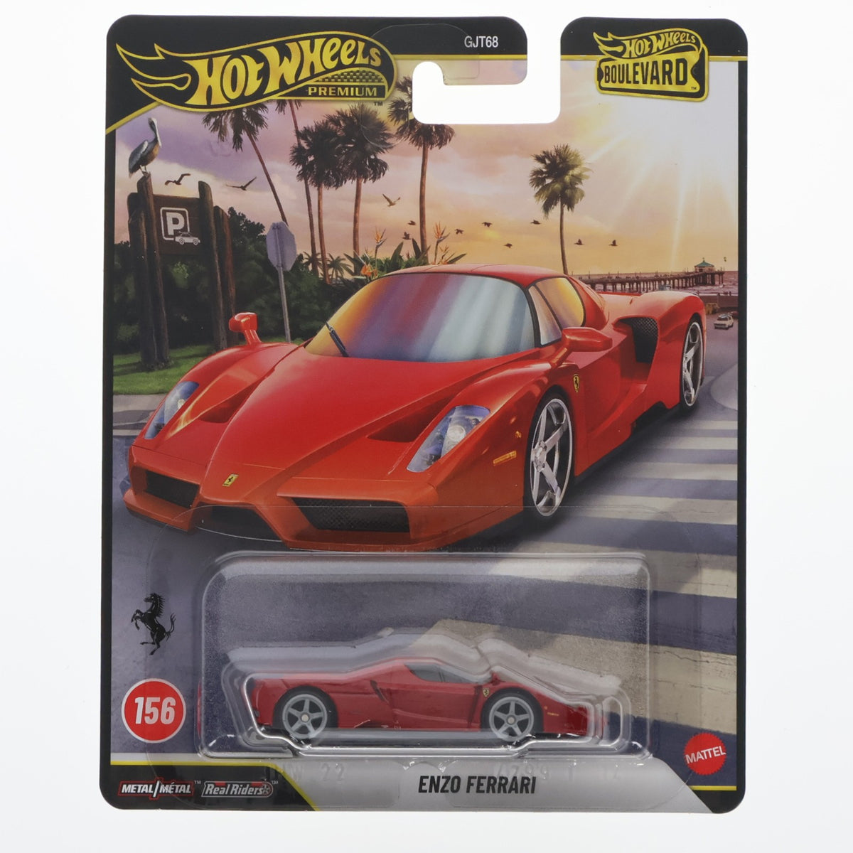 【中古即納】[MDL] Hot Wheels(ホットウィール) ブールバード No.156 1/64 ENZO FERRARI(エンツォ フェラーリ) 完成品 ミニカー(JHW22-9866) マテル(20261003)