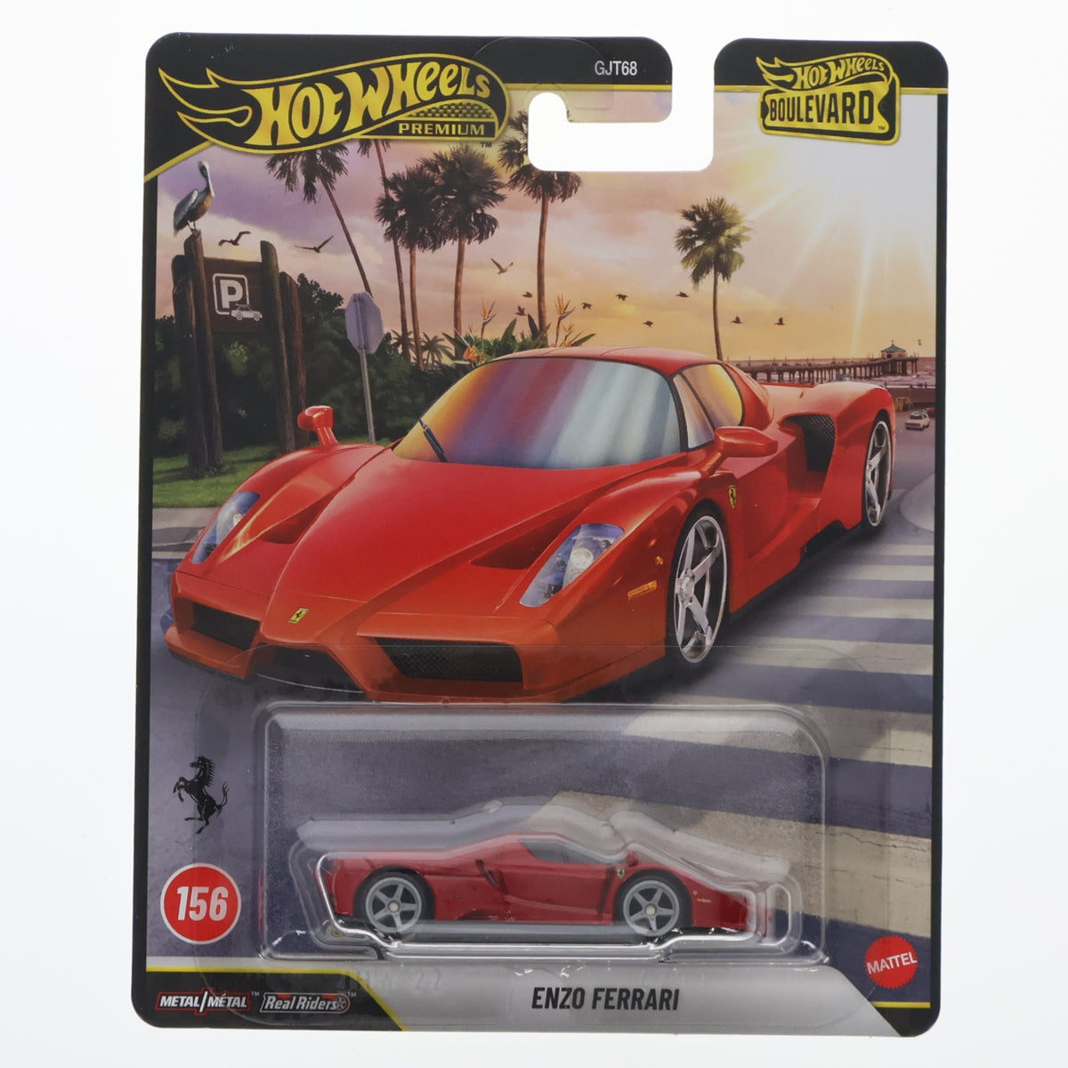 【中古即納】[MDL] Hot Wheels(ホットウィール) ブールバード No.156 1/64 ENZO FERRARI(エンツォ フェラーリ) 完成品 ミニカー(JHW22-9866) マテル(20261003)