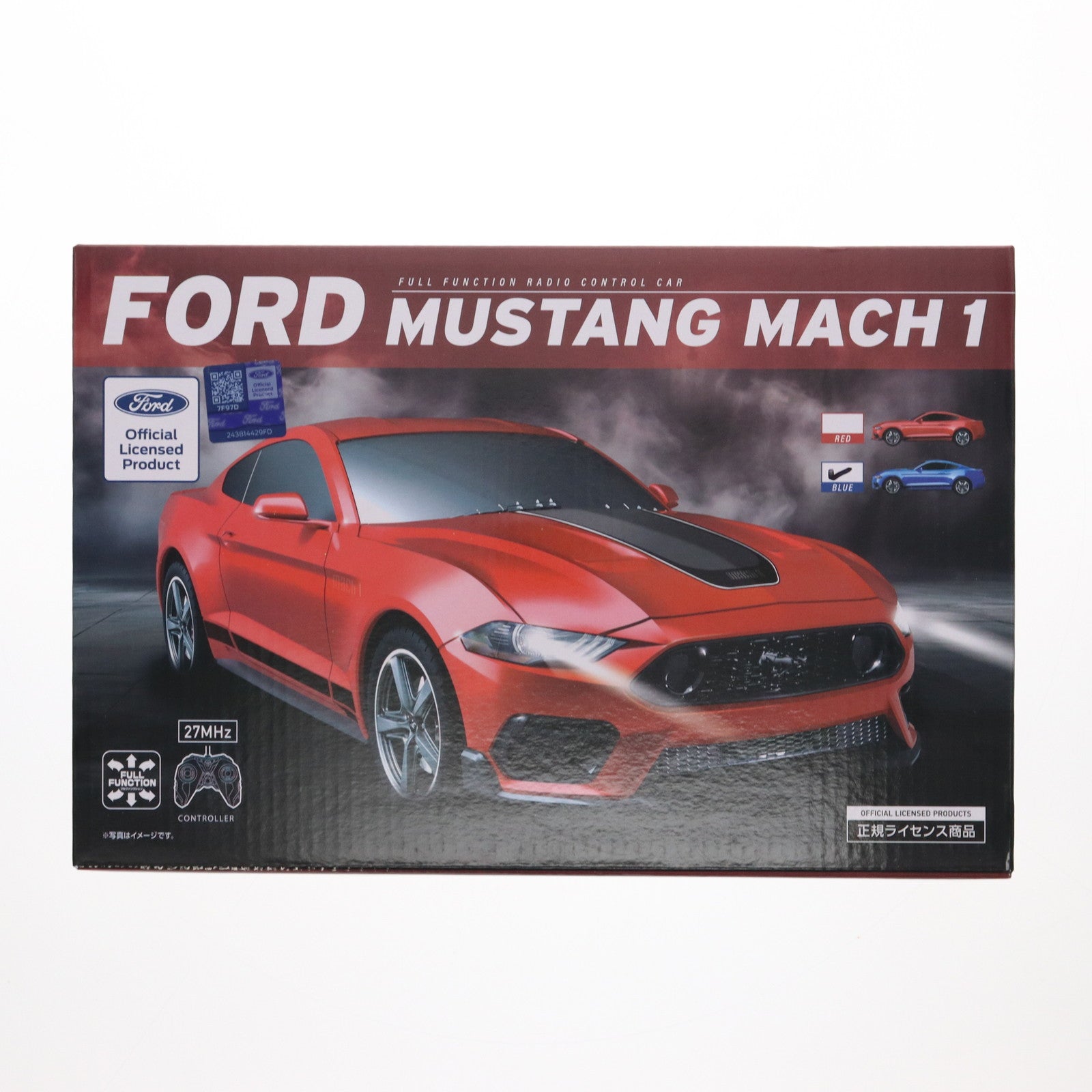 【中古即納】[RC] FORD MUSTANG MACH 1(フォード マスタング マッハ1) ブルー 27MHz ラジコン ワイ・エス・エヌ(19991231)
