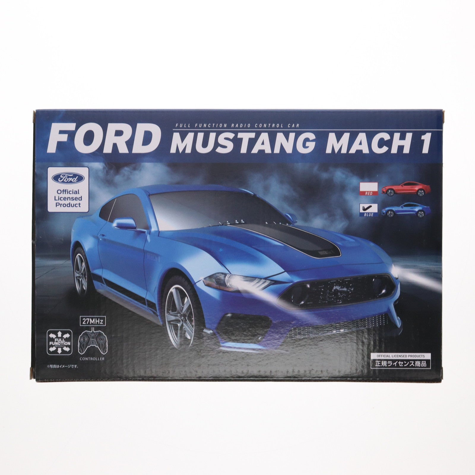 【中古即納】[RC] FORD MUSTANG MACH 1(フォード マスタング マッハ1) ブルー 27MHz ラジコン ワイ・エス・エヌ(19991231)