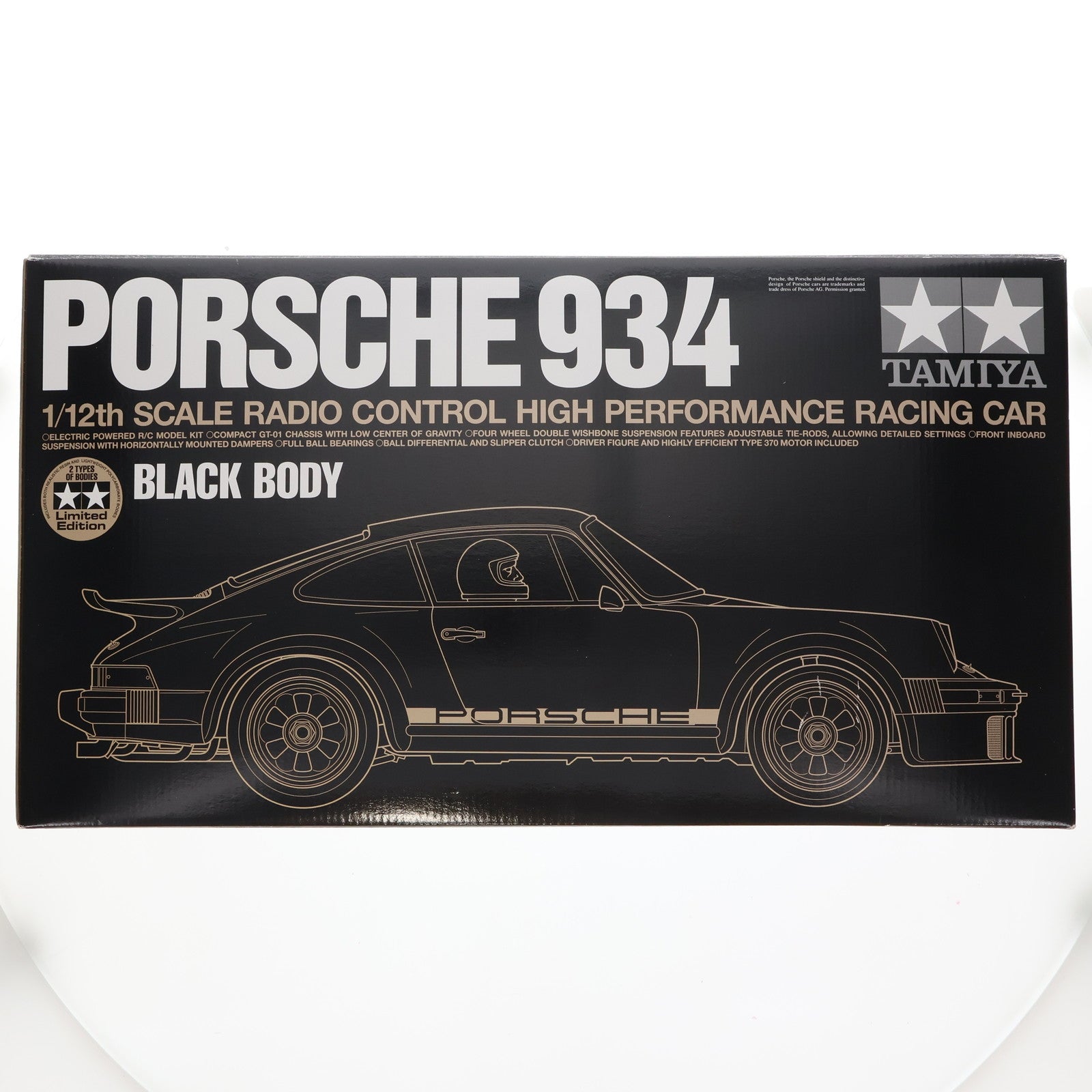 【中古即納】[RC] RC限定シリーズ No.557 1/12 ブラックポルシェ 934 ラジコン(84057) タミヤ(20090620)