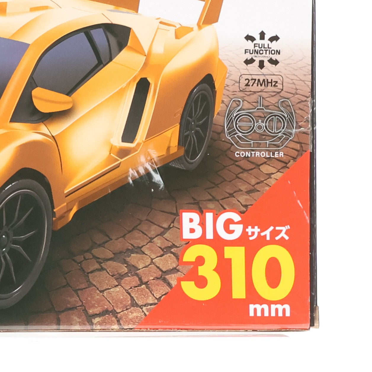 【中古即納】[RC] ITALIAN MONSTER MACHINE V-style(イエロー) 27MHz仕様 ラジコン(AHR1943) ピーナッツクラブ(20211231)