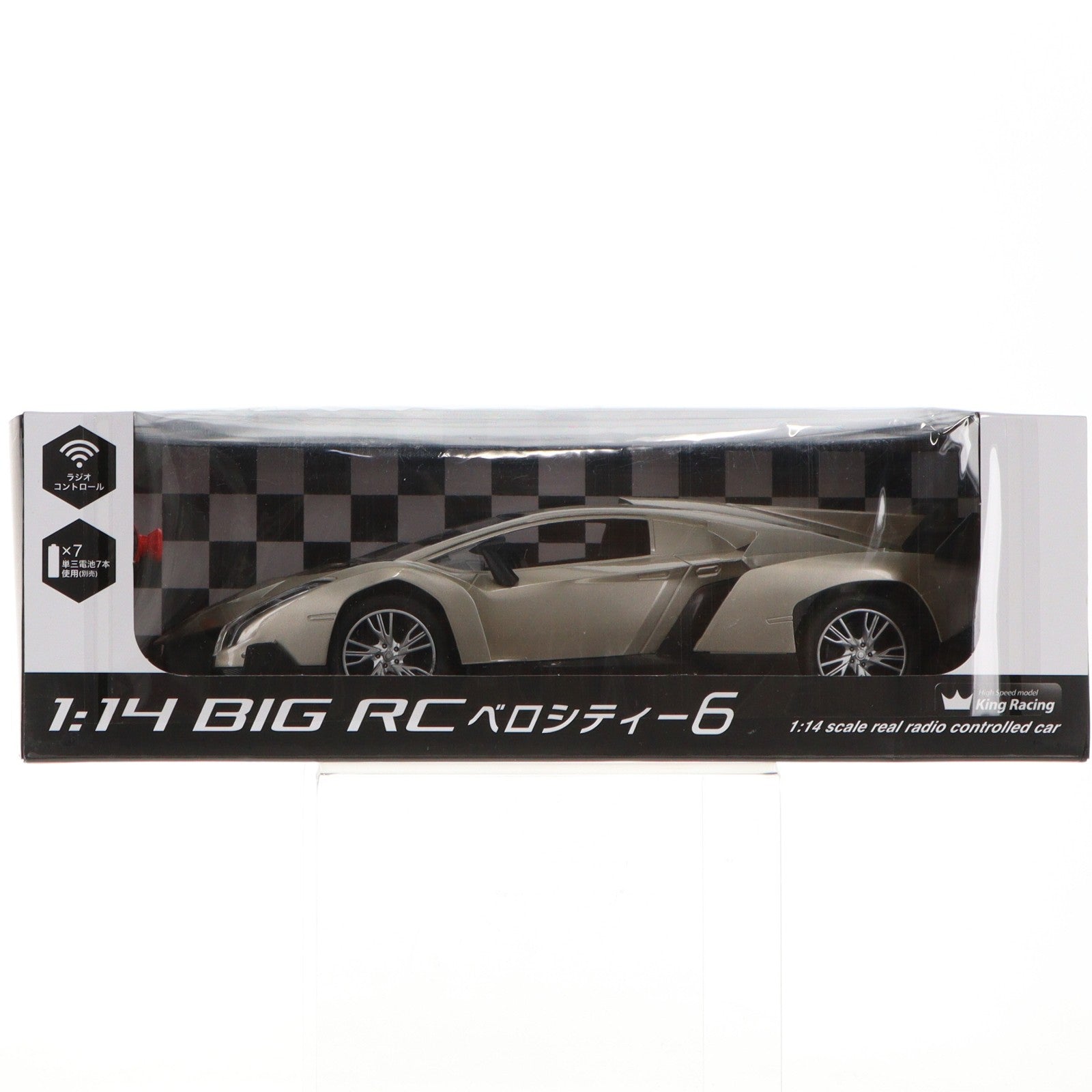 【中古即納】[RC] 1/14 BIG RC ベロシティー6(シャンパンゴールド) 2.4GHz仕様 ラジコン プライズ トーシン産業(20241231)
