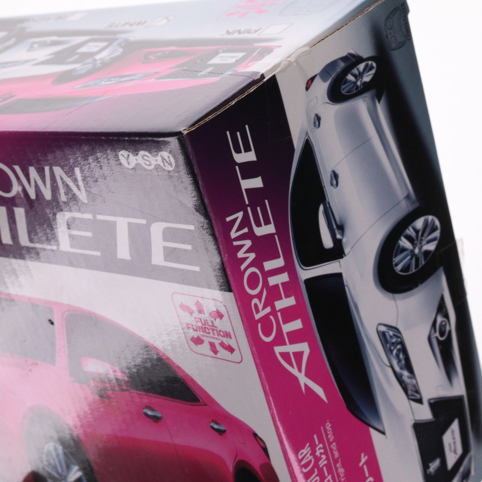【中古即納】[RC] トヨタ クラウンアスリート(ホワイト) 27MHz仕様 ラジコン(AHR1424) ワイ・エス・エヌ(19991231)