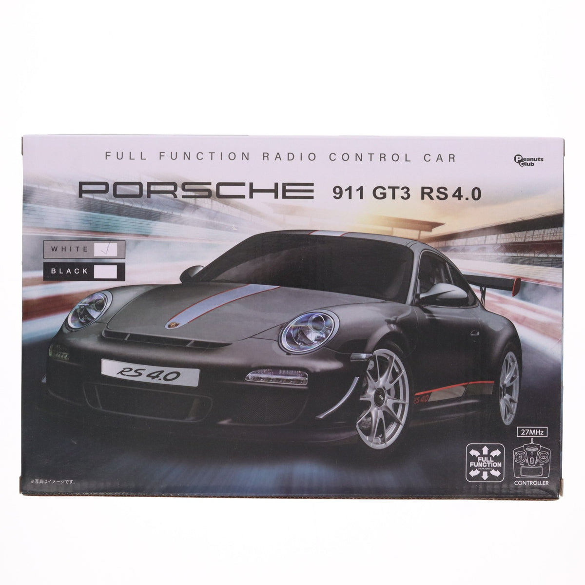 【中古即納】[RC] PORSCHE 911 GT3 RS 4.0(ホワイト) 27MHz仕様 ラジコン プライズ(AHR10037) ピーナッツクラブ(20220328)