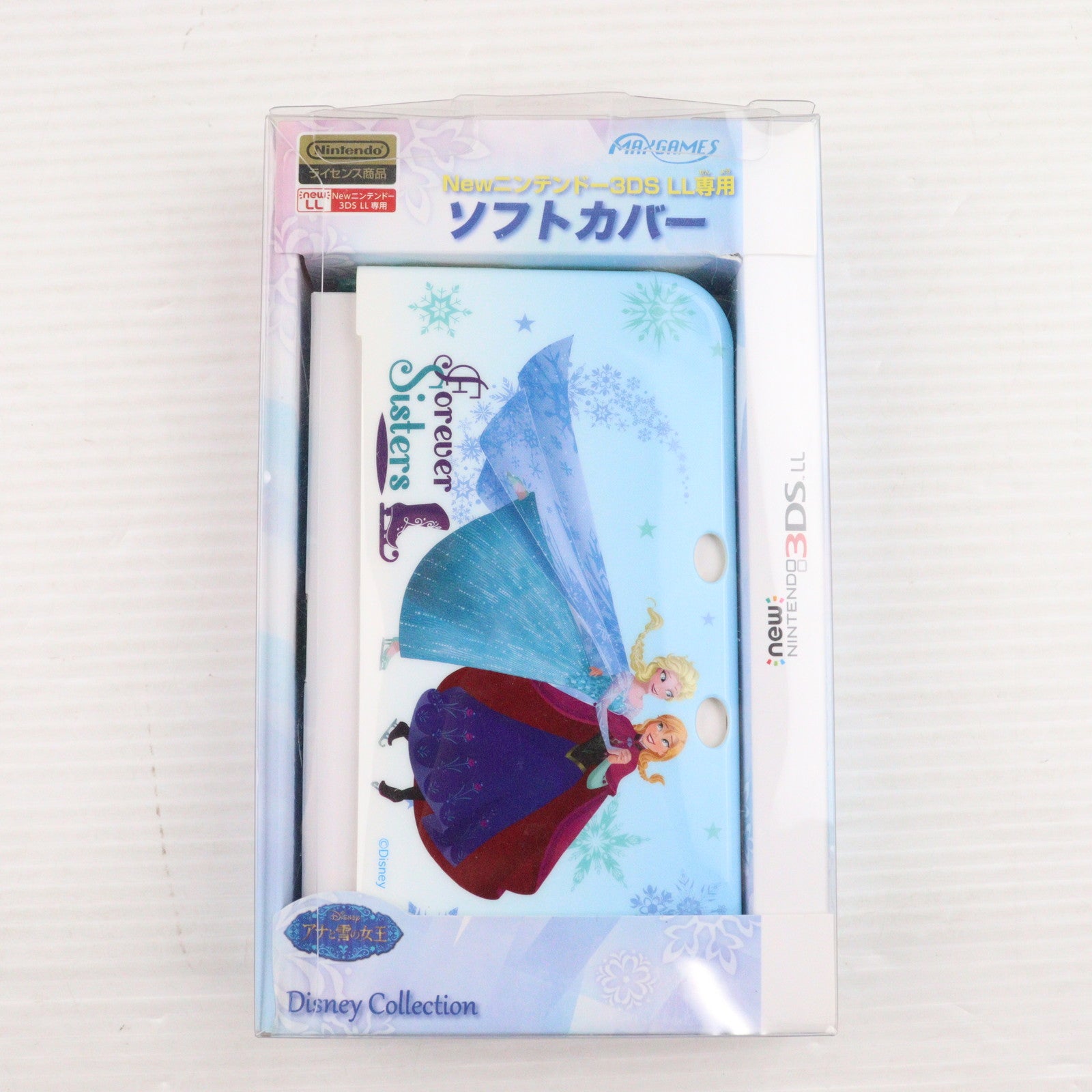 【中古即納】[ACC][3DS] Newニンテンドー3DS LL専用 ソフトカバー アナと雪の女王 任天堂ライセンス商品 マックスゲームズ(RDH-02AY)(20141231)