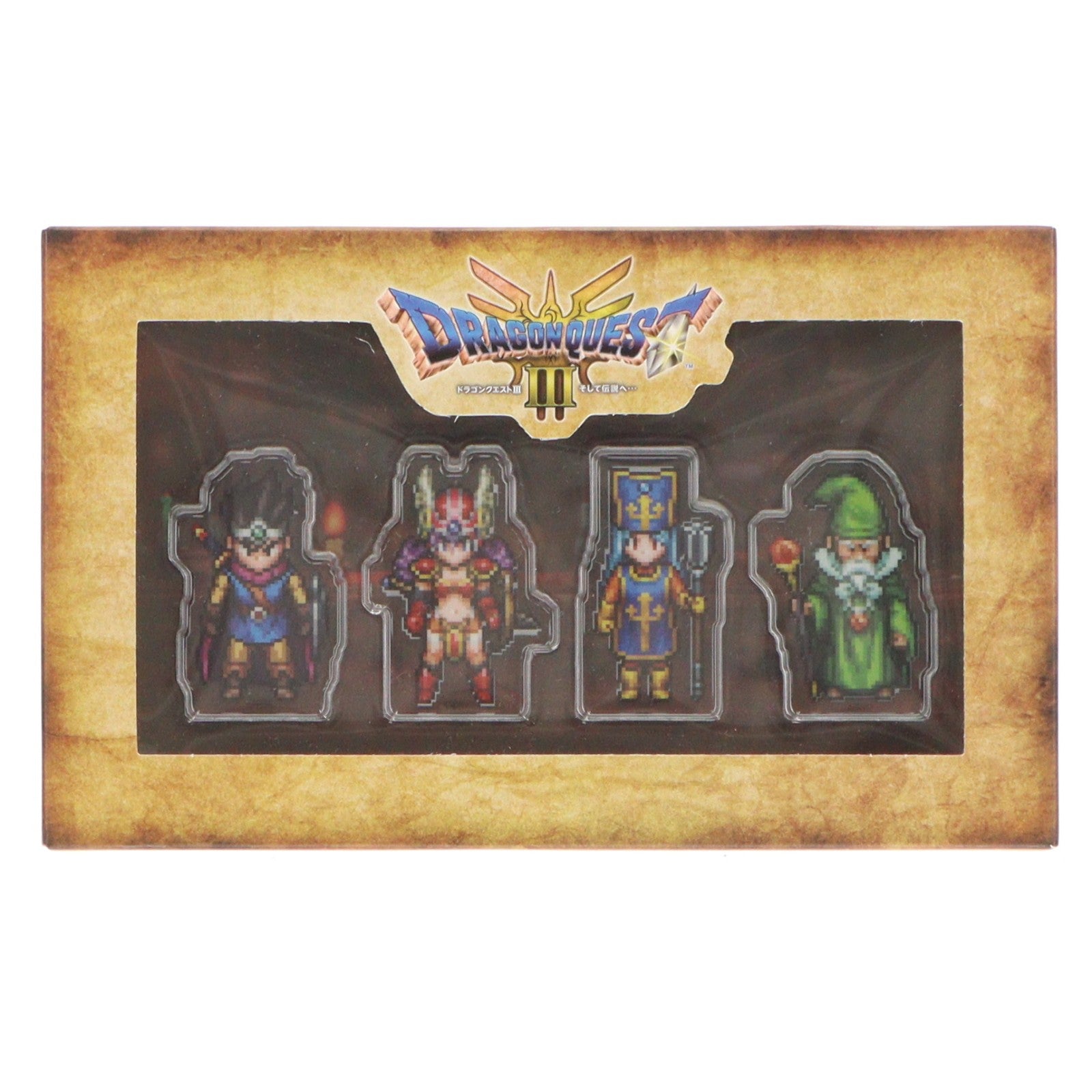 【中古即納】[GDS] (グッズ単品) キャラクターアクリルブロック 4人パーティセット PS5/Switchソフト ドラゴンクエストIII そして伝説へ… 旅立ちの4人パーティセット 同梱品 アクリルフィギュア e-STORE&ローソン Loppi・HMV限定 スクウェア・エニックス(20241114)